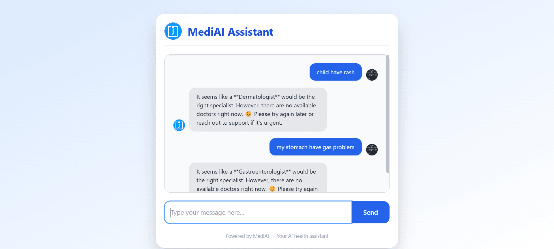 Medi AI screenshot 2