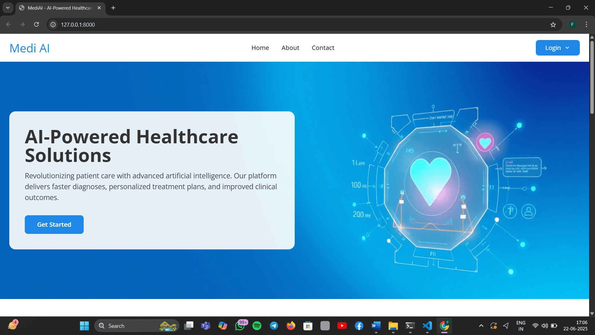 Medi AI main screenshot